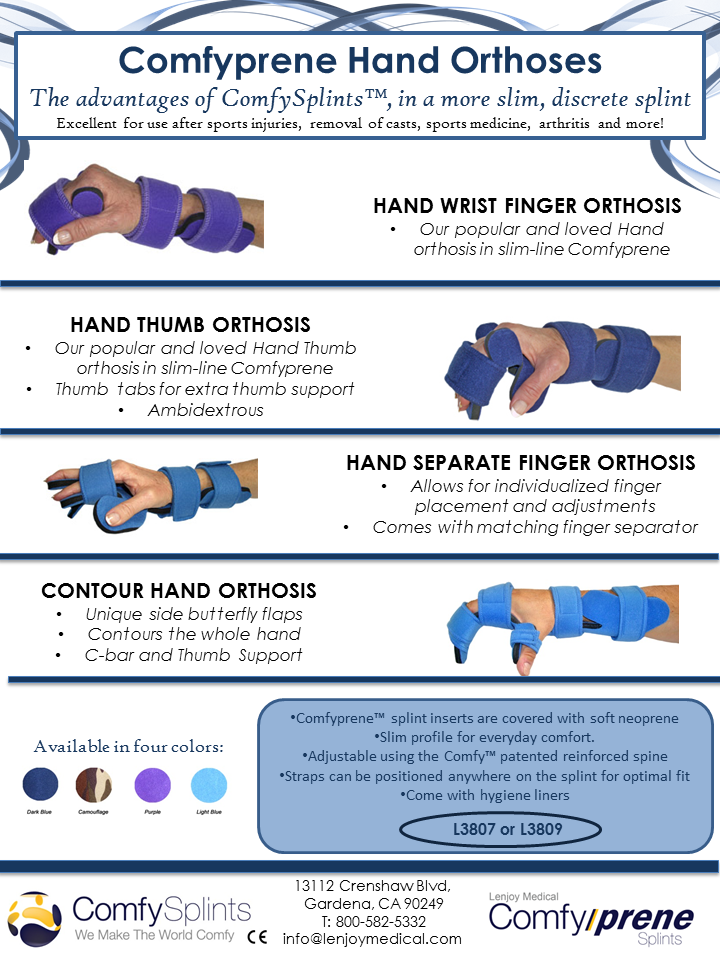 Comfy Splint Comfy Grip Hand Support, CSA Medical Supply